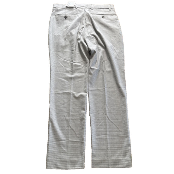 Tommy Hilfiger Tate Gray Houndstooth TH-Flex Dress Pants Mens Size 32 X 30 - Picture 4 of 9